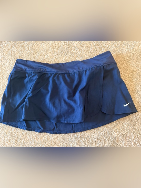 Nike Dresses & Skirts - Nike navy blue athletic mini skirt with built in shorts